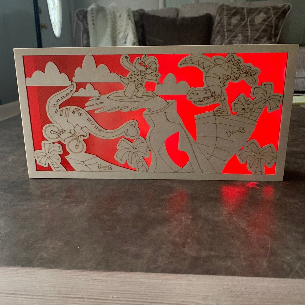 ⭐️DIY-LED Wooden Night Light - Picture 1 of 8